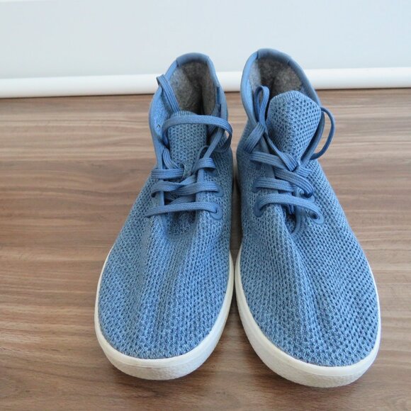 ALLBIRDS Tree Toppers High Top Sneakers Shoes in Nikau Sapphire Blue - Men's 9 - Picture 6 of 16